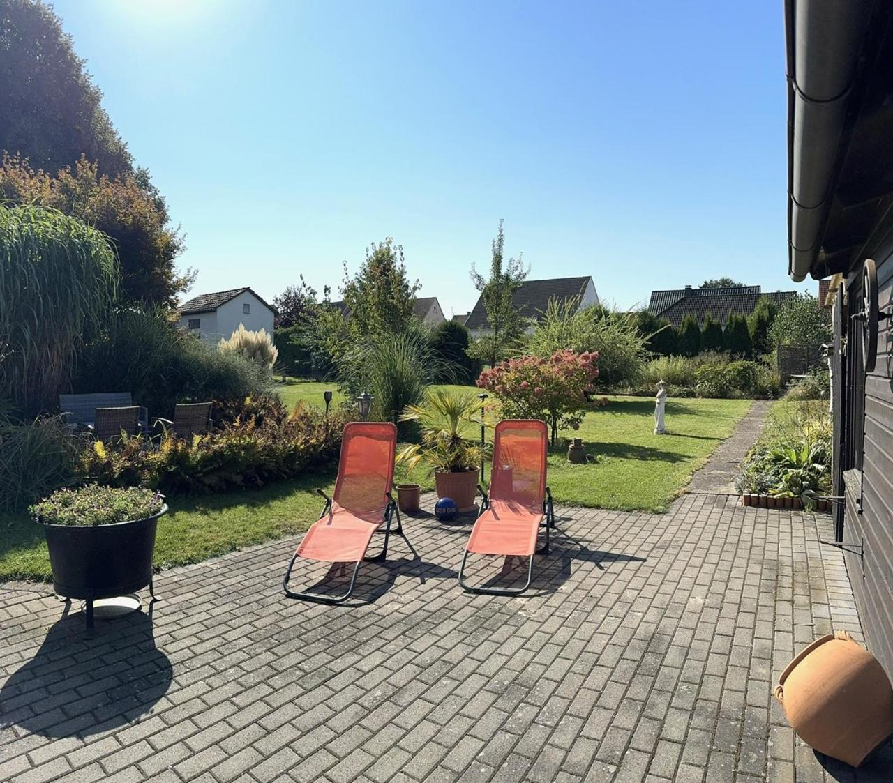 Ferien-Whg Moewe Nahe Steinhuder Meer Mit Garten Und Balkon Hagenburg Exterior foto