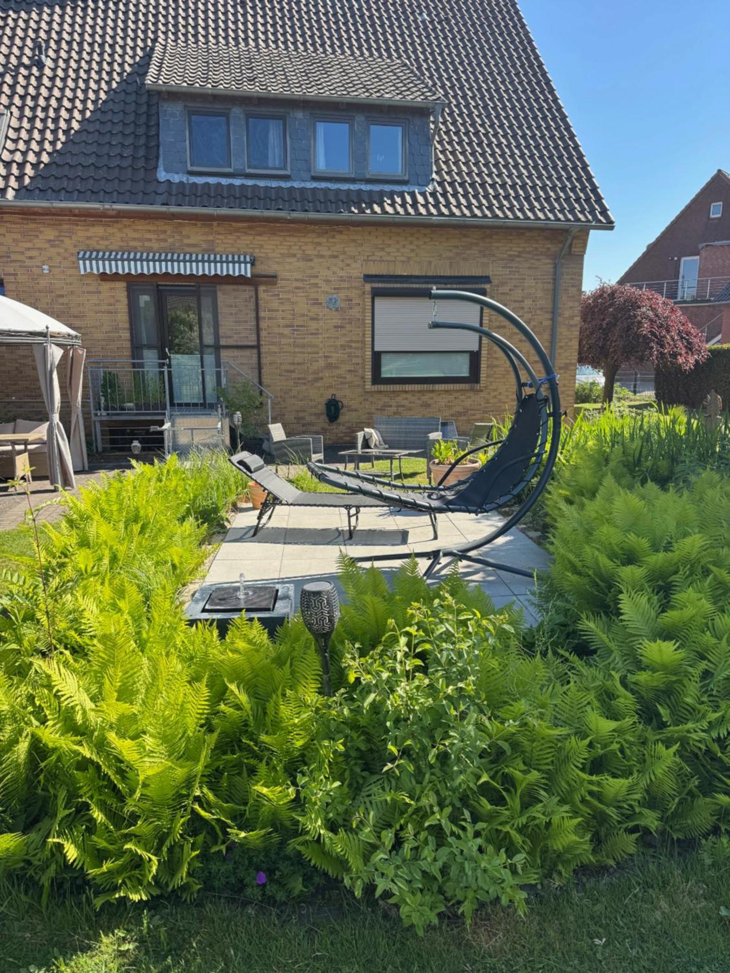 Ferien-Whg Moewe Nahe Steinhuder Meer Mit Garten Und Balkon Hagenburg Exterior foto
